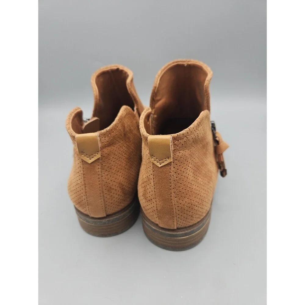 Dr. Scholl's Astir Women's Size 9 Tan Suede Boots Booties Ankle